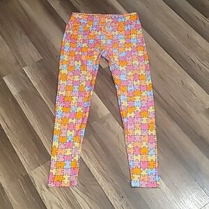 LULAROE Autism Leggings Rare Puzzle Pieces. New.